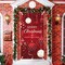 Christmas Door Cover Merry Christmas Fabric Front Door Banner Xmas Ball(70.9 x 35.4 Inch)